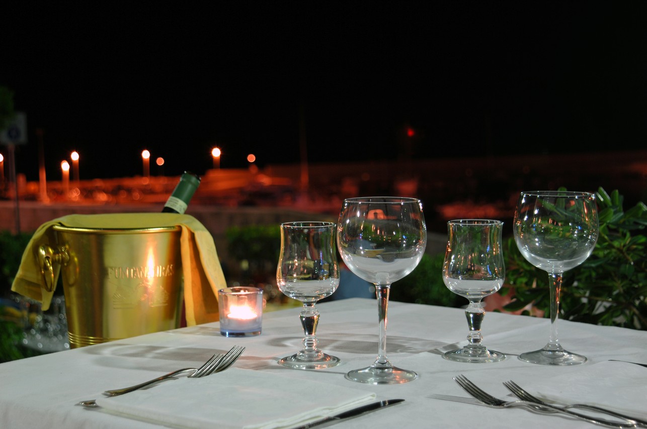 Una cena a lume di candela